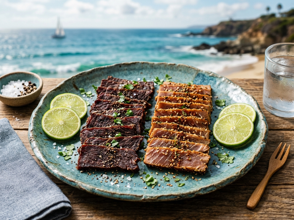 Surf & Turf 하이브리드 육포